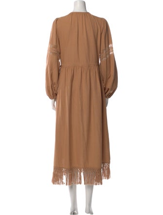 Ulla Johnson Silk Midi Length Dress