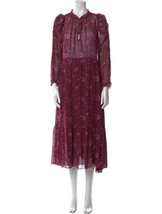 Ulla Johnson Silk Midi Length Dress