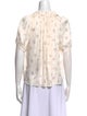 Ulla Johnson Floral Print V-Neck Blouse