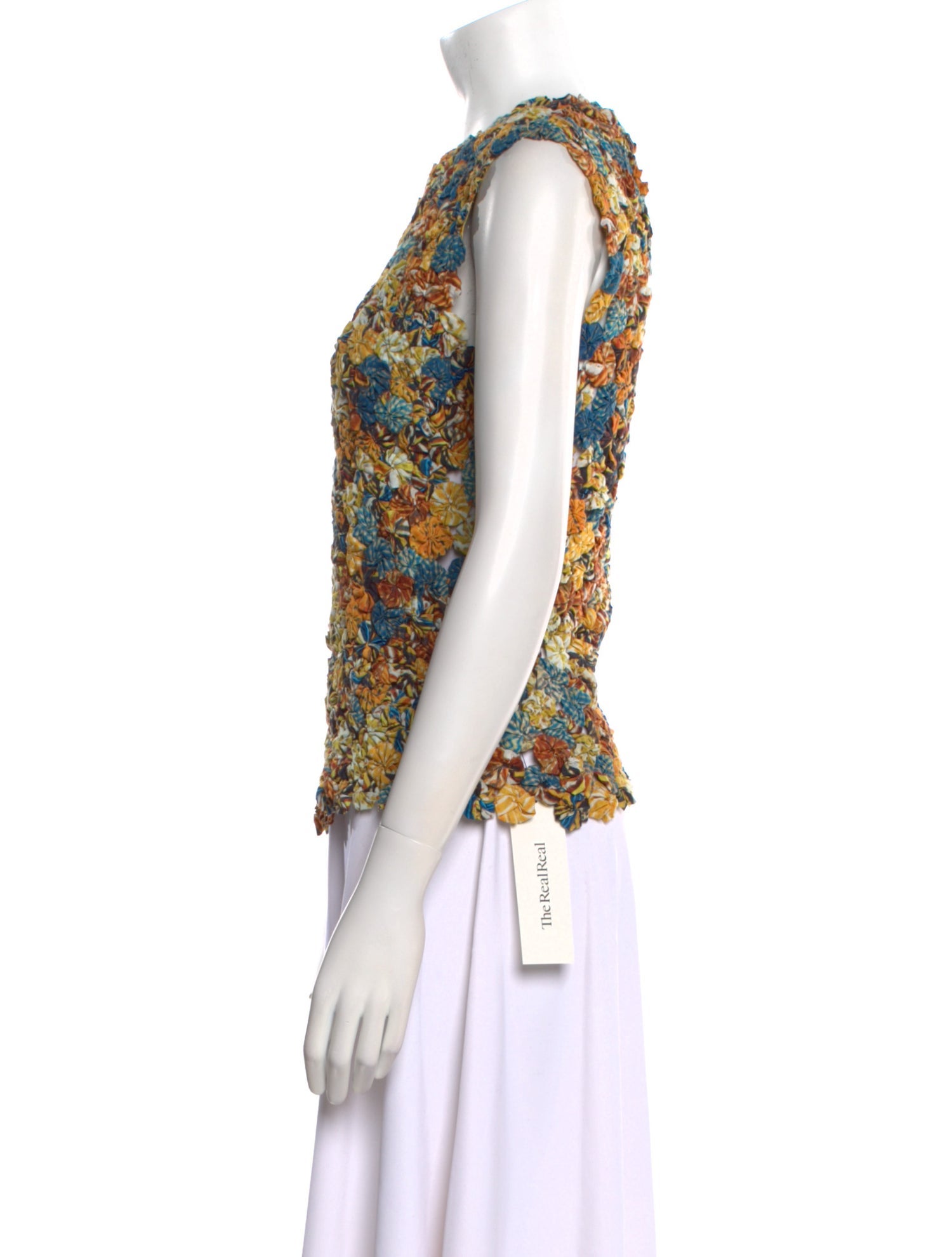 Ulla Johnson Floral Print Crew Neck Blouse