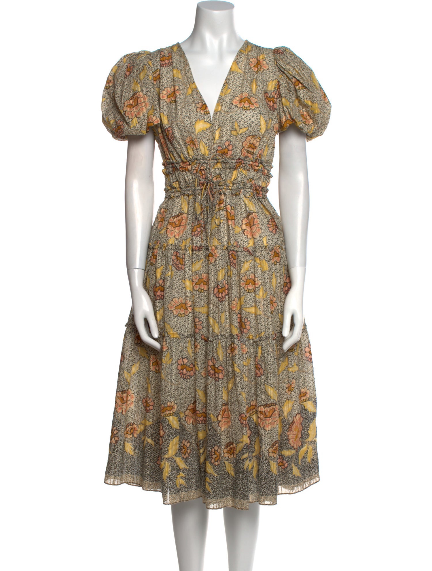 Ulla Johnson Printed Midi Length Dress