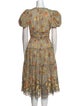 Ulla Johnson Printed Midi Length Dress