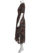 Ulla Johnson Floral Print Midi Length Dress