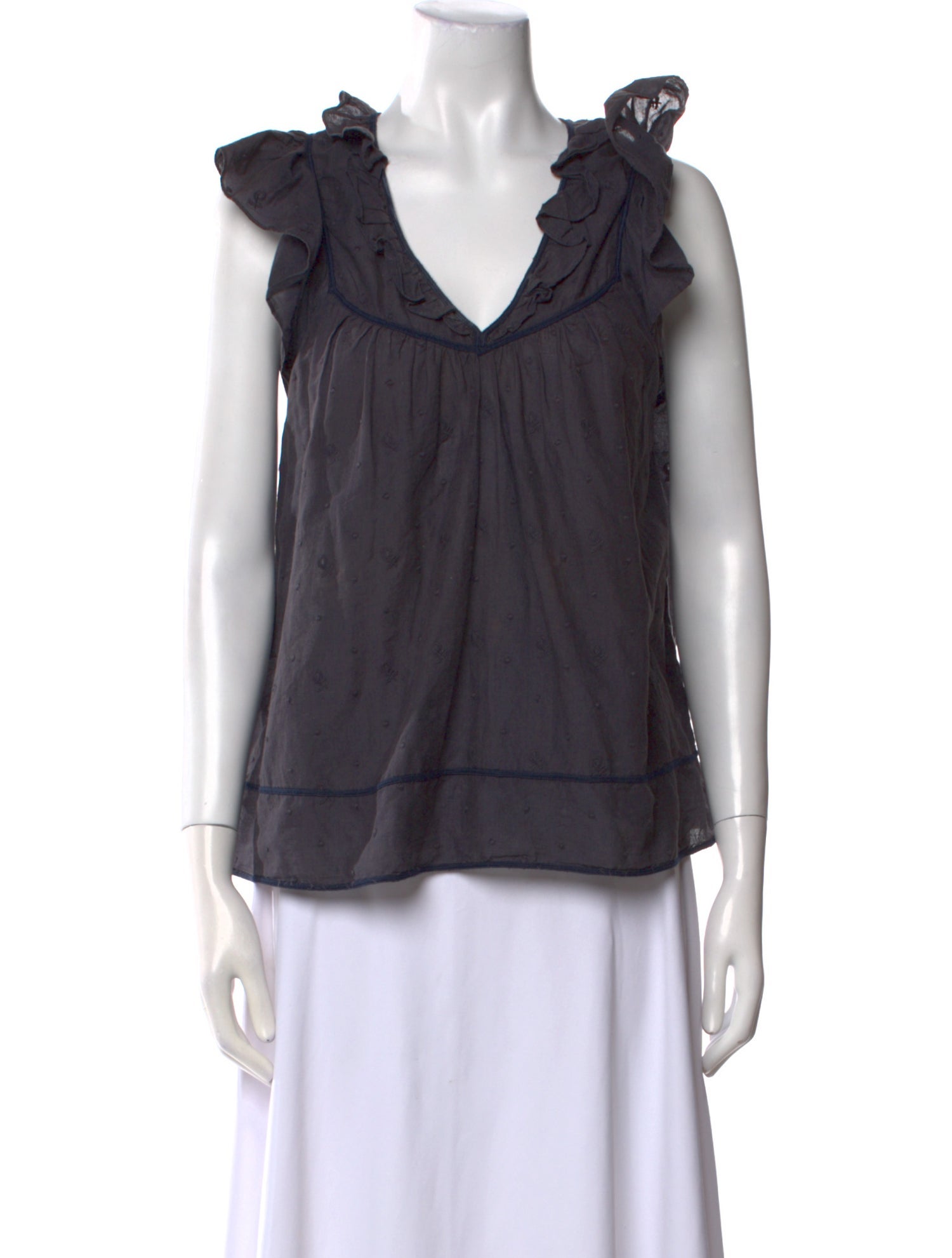 Ulla Johnson V-Neck Sleeveless Blouse