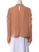 Ulla Johnson Mock Neck Long Sleeve Blouse