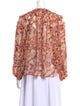 Ulla Johnson Silk Floral Print Blouse