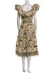 Ulla Johnson Printed Midi Length Dress