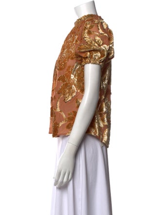 Ulla Johnson Nylon Printed Blouse