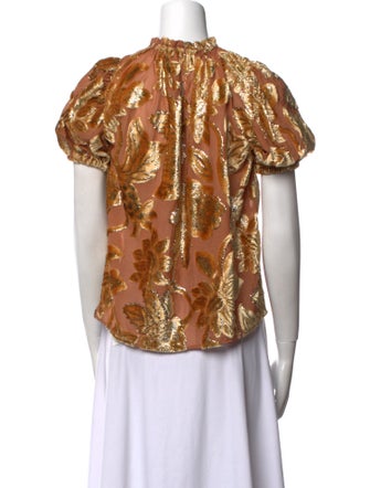 Ulla Johnson Nylon Printed Blouse