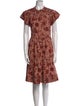 Ulla Johnson Floral Print Knee-Length Dress