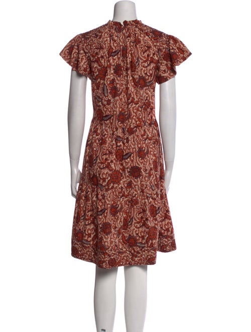 Ulla Johnson Floral Print Knee-Length Dress