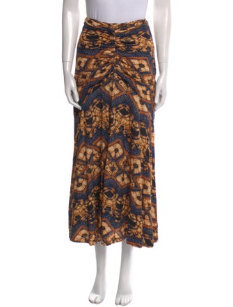 Ulla Johnson Printed Midi Length Skirt