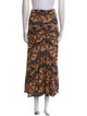 Ulla Johnson Printed Midi Length Skirt