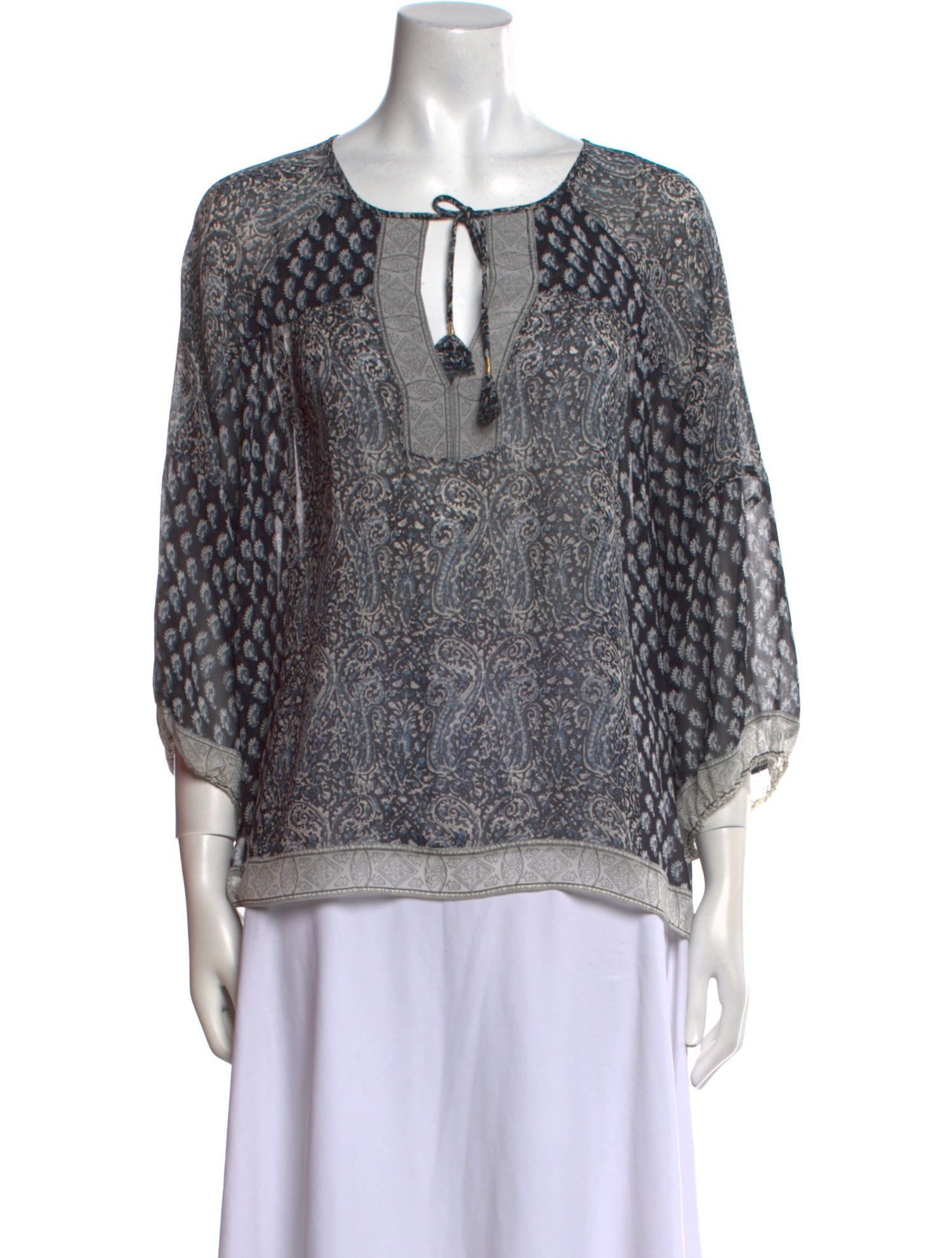 Ulla Johnson Silk Printed Blouse