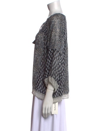 Ulla Johnson Silk Printed Blouse