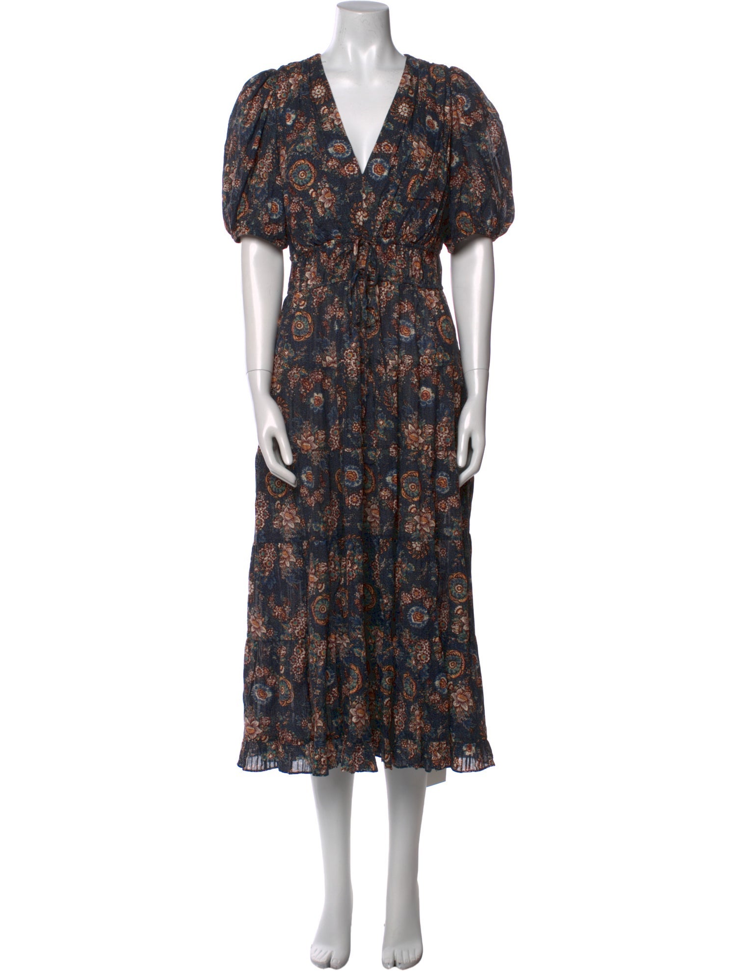 Ulla Johnson Floral Print Long Dress
