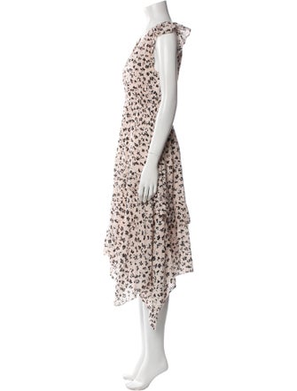 Ulla Johnson Floral Print Knee-Length Dress