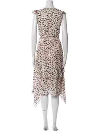 Ulla Johnson Floral Print Knee-Length Dress