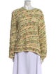 Ulla Johnson Printed Crew Neck Sweater