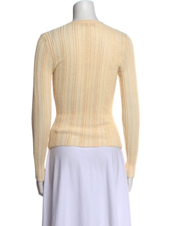 Ulla Johnson Crew Neck Long Sleeve Top