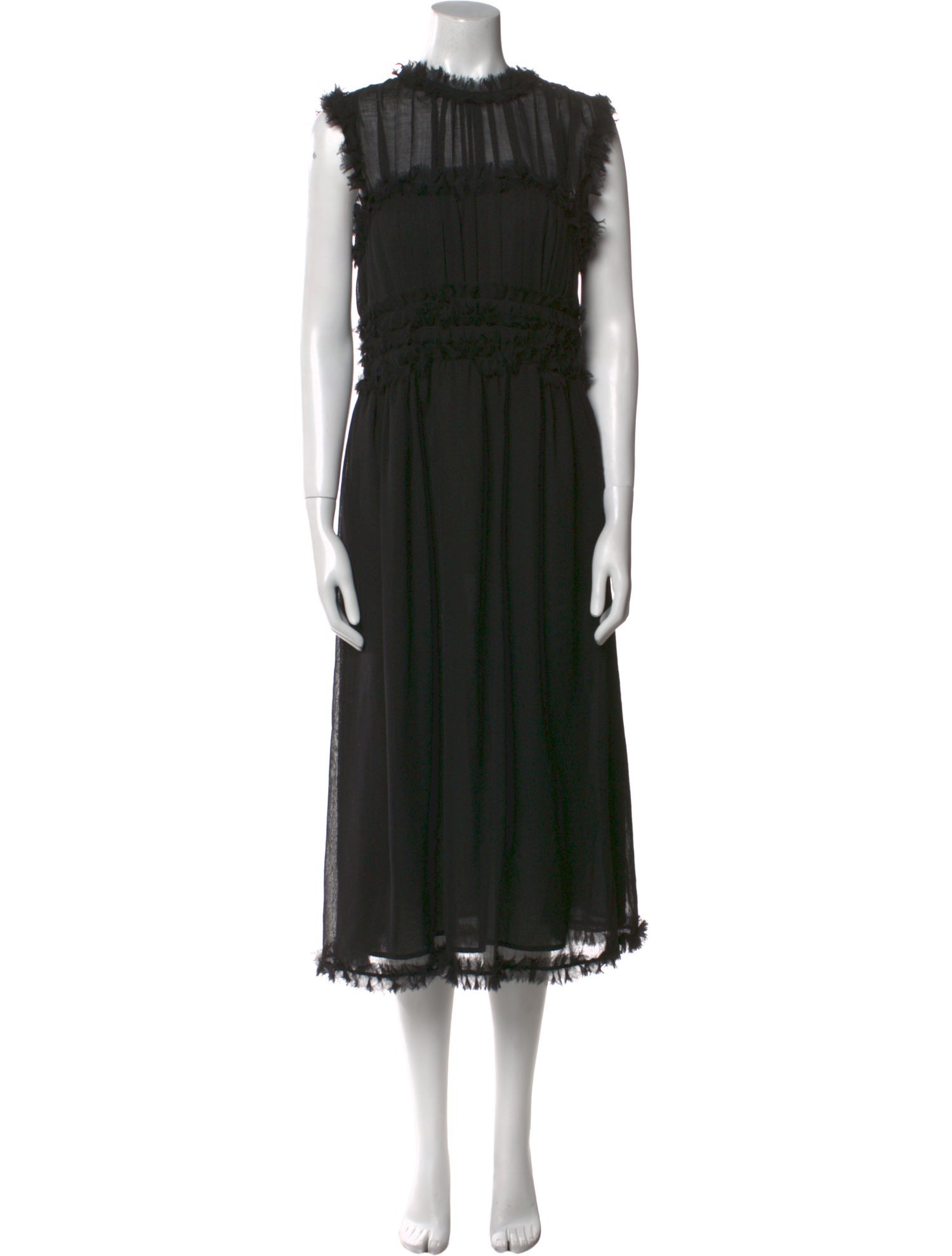 Ulla Johnson Mock Neck Long Dress