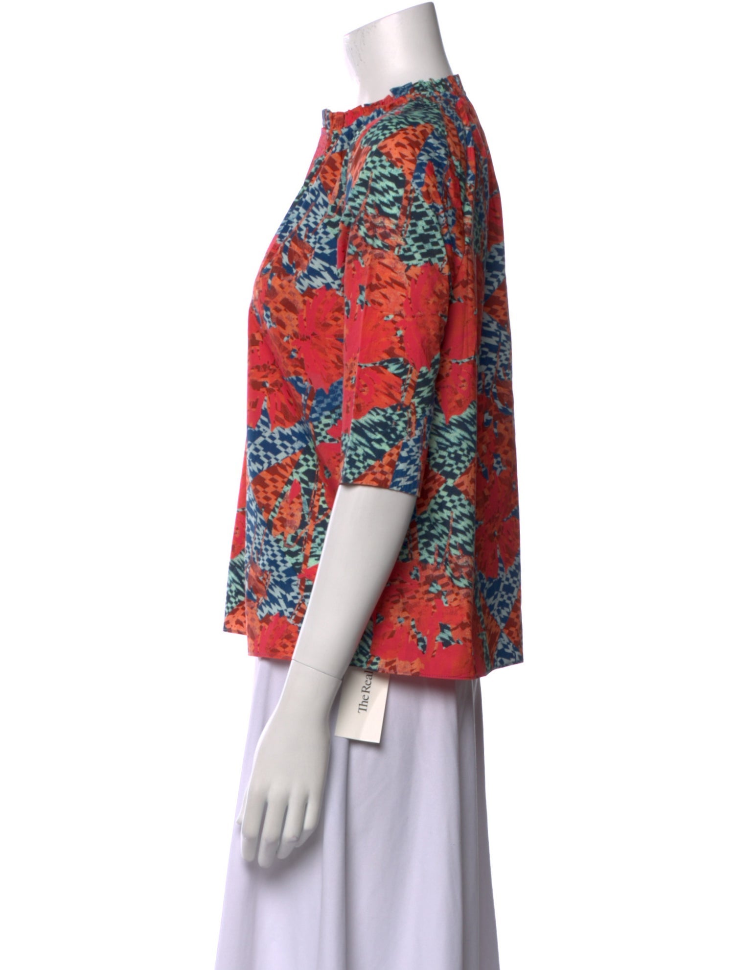 Ulla Johnson Printed V-Neck Tunic