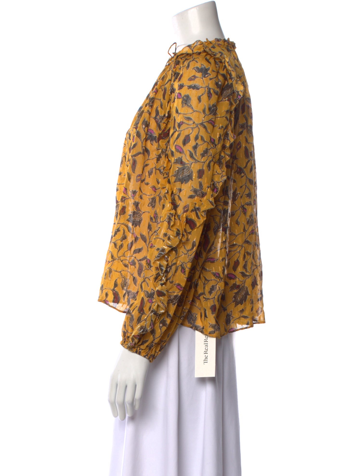 Ulla Johnson Silk Printed Blouse