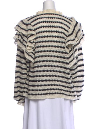Ulla Johnson Striped Mock Neck Sweater