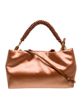 Ulla Johnson Satin Top Handle Bag