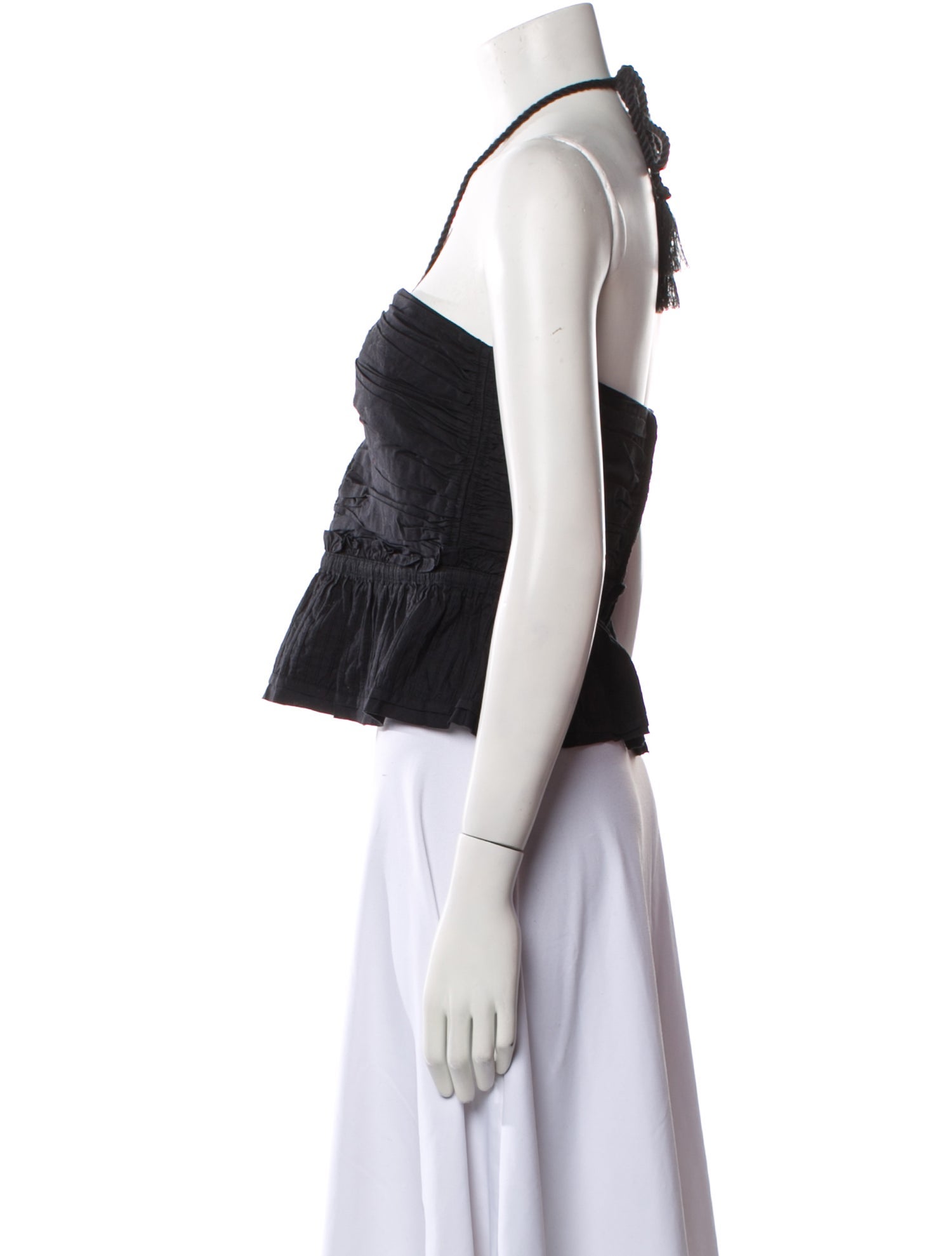 Ulla Johnson Halterneck Sleeveless Crop Top