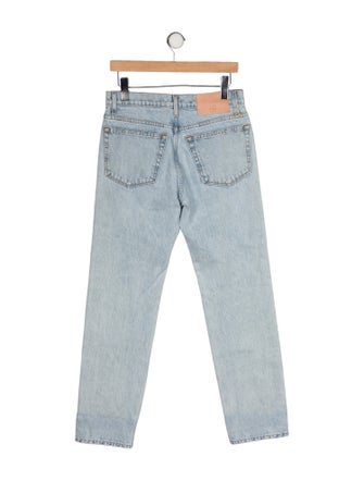 Ulla Johnson High-Rise Straight Leg Jeans