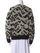 Ulla Johnson Animal Print Crew Neck Sweater