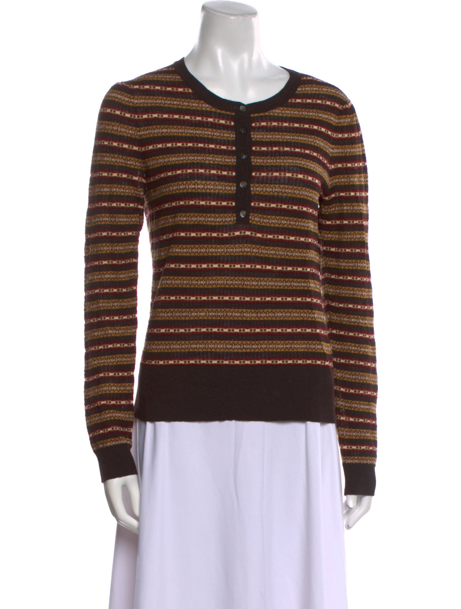 Ulla Johnson Merino Wool Striped Sweater