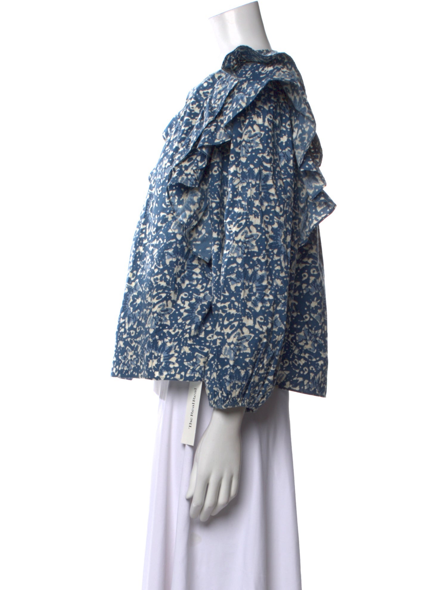 Ulla Johnson Floral Print Crew Neck Blouse w/ Tags