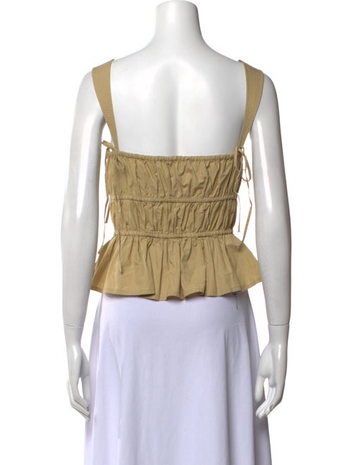 Ulla Johnson Square Neckline Sleeveless Crop Top