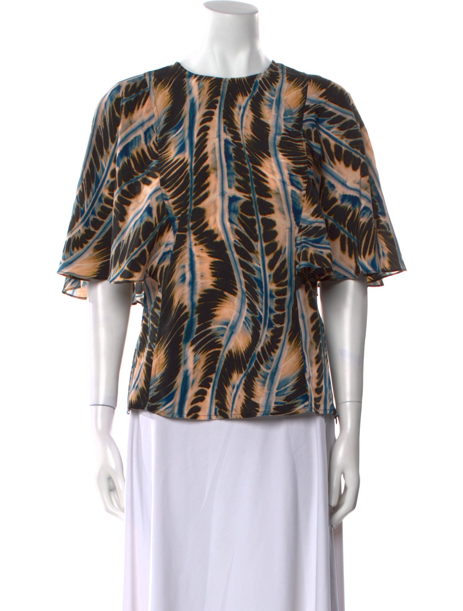 Ulla Johnson Silk Printed Blouse w/ Tags