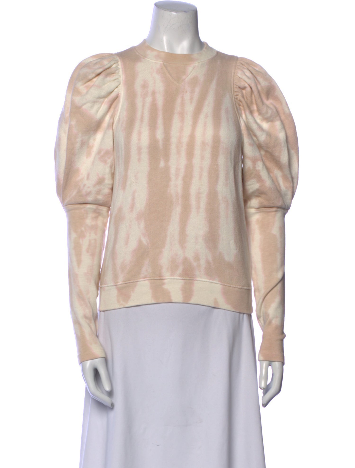 Ulla Johnson Tie-Dye Print Crew Neck Sweatshirt