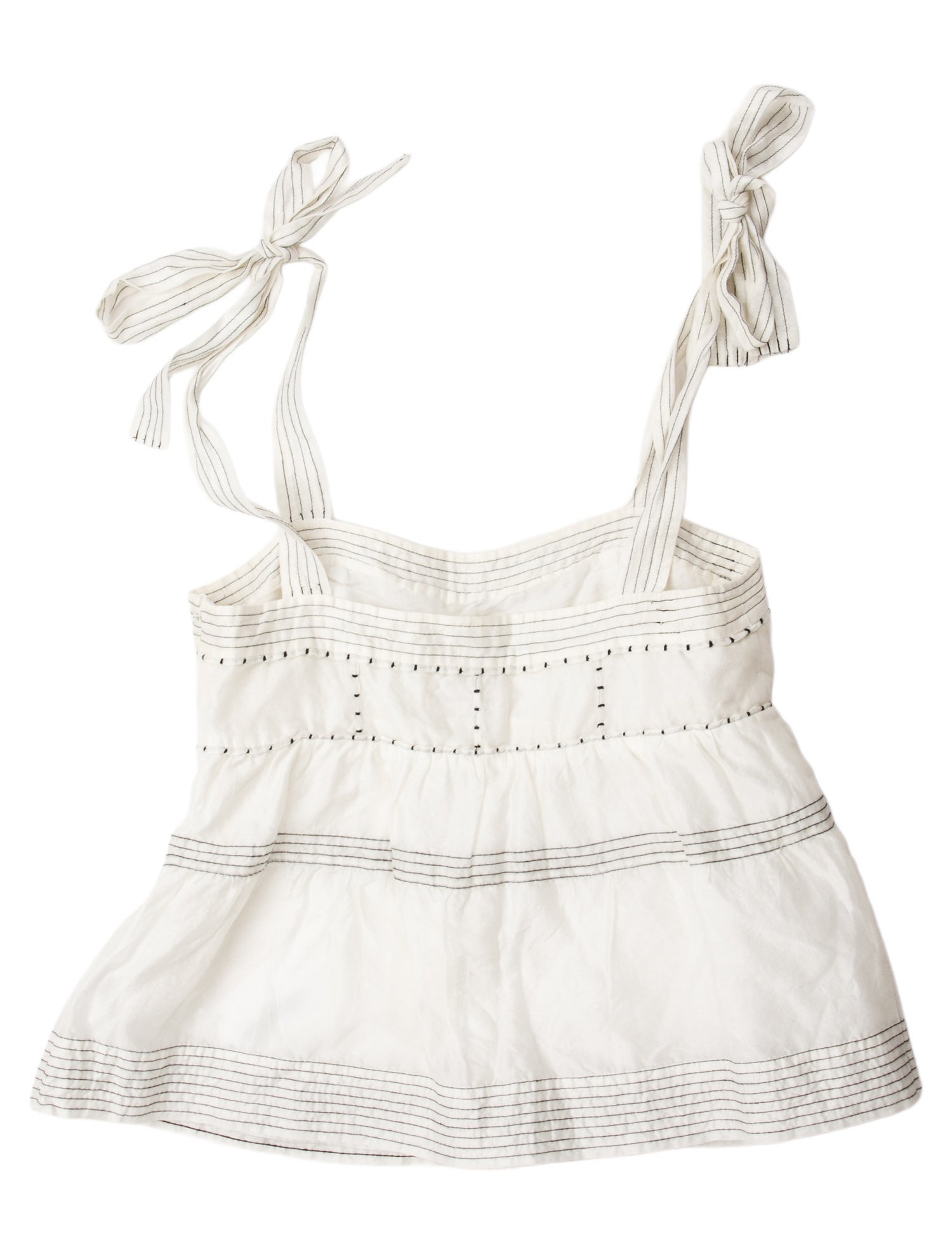 Ulla Johnson Square Neckline Sleeveless Top