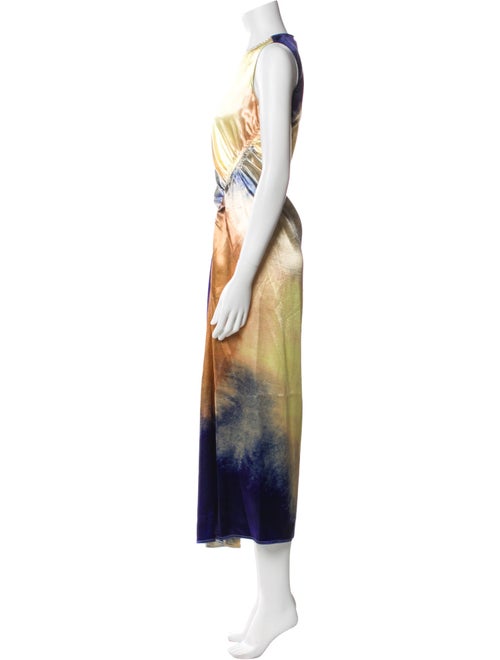 Ulla Johnson Tie-Dye Print Long Dress
