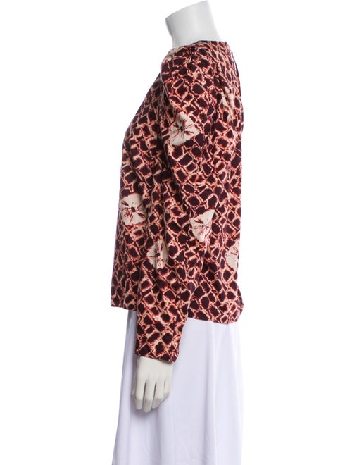 Ulla Johnson Printed Crew Neck Blouse