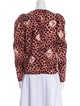 Ulla Johnson Printed Crew Neck Blouse