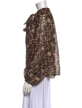 Ulla Johnson Silk Printed Blouse
