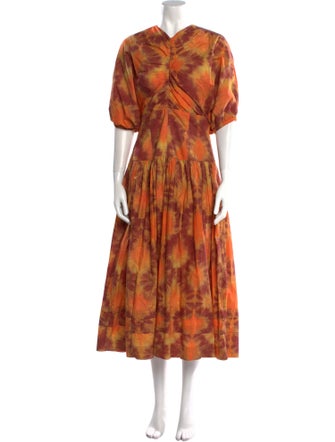 Ulla Johnson Printed Long Dress