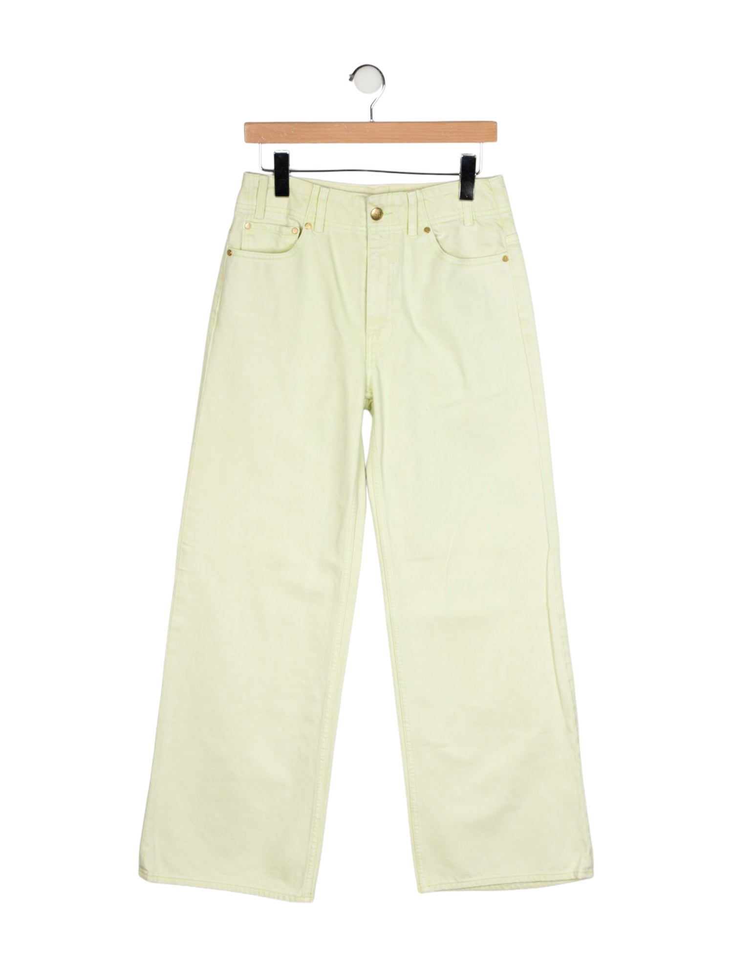 Ulla Johnson Mid-Rise Wide Leg Jeans