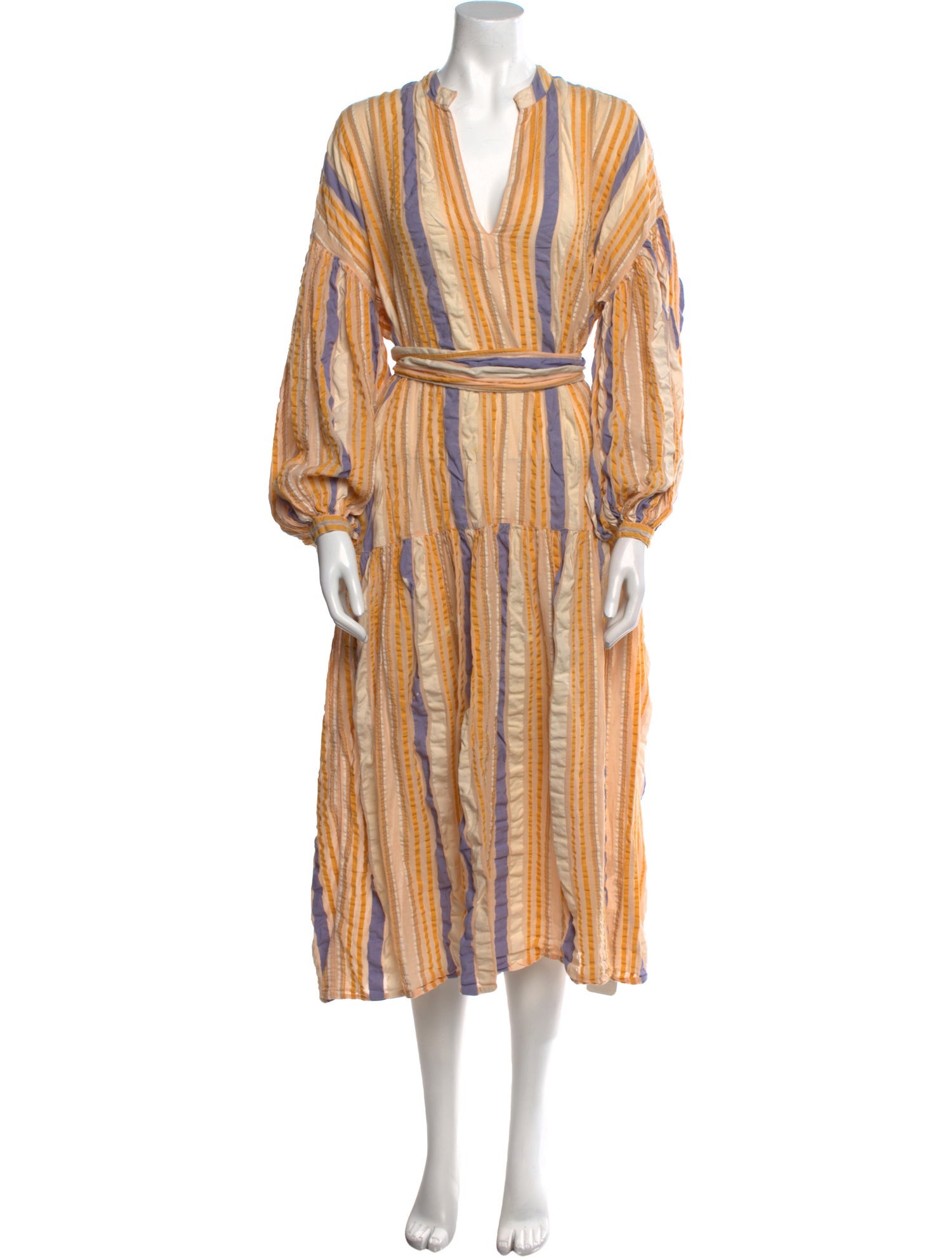 Ulla Johnson Striped Long Dress