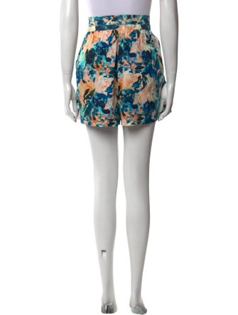 Ulla Johnson Floral Print Mini Shorts