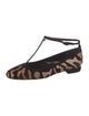 Ulla Johnson Suede Animal Print Flats
