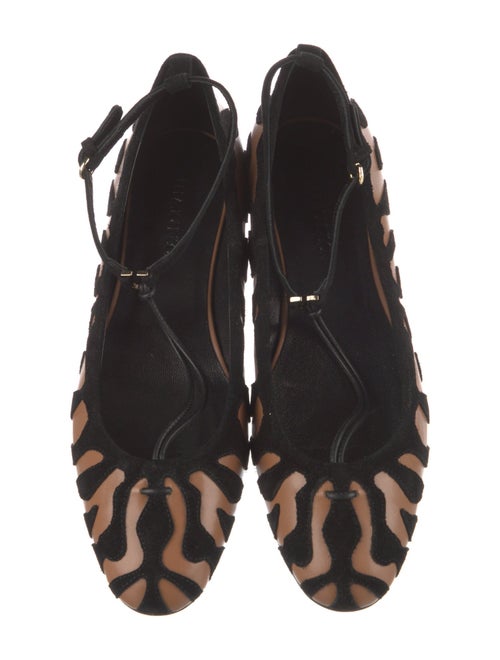 Ulla Johnson Suede Animal Print Flats