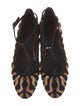 Ulla Johnson Suede Animal Print Flats