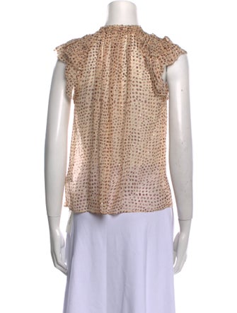 Ulla Johnson Silk Printed Blouse